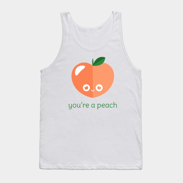 You're a Peach Tank Top by slugbunny